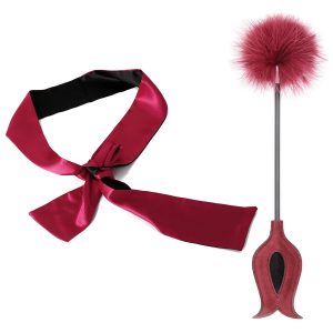 16 feather tickler silk