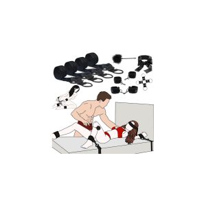 bdsm bed bondage kit