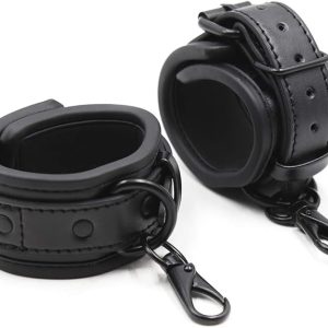 pu leather cuffs bondage