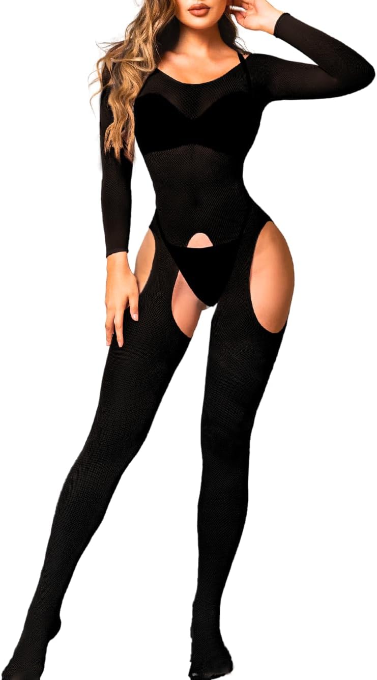 kaeishi fishnet bodysuit for