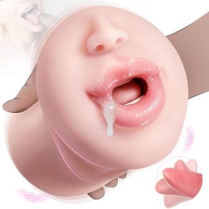 licking vibrating male masturbation