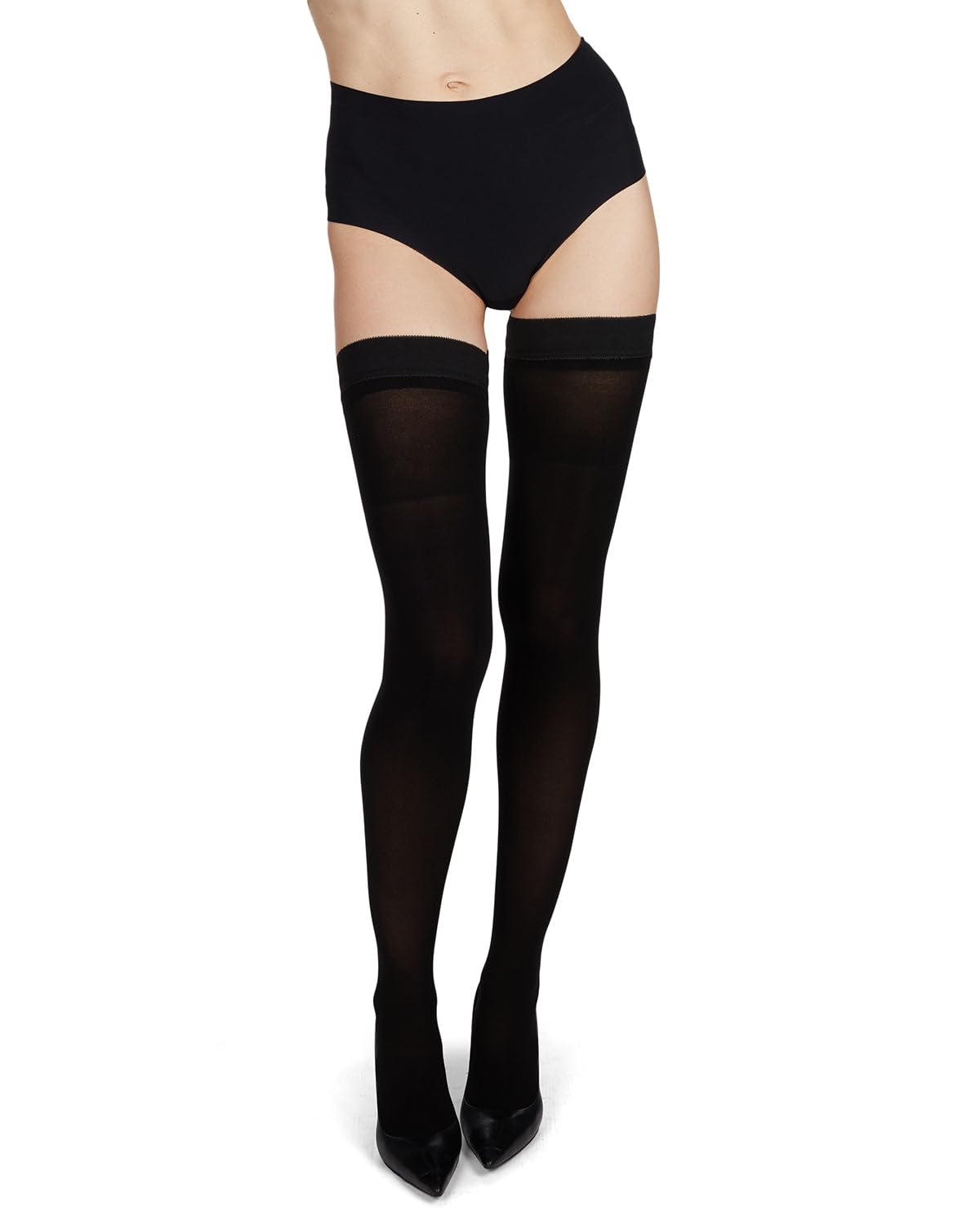 memoi microfiber opaque thigh