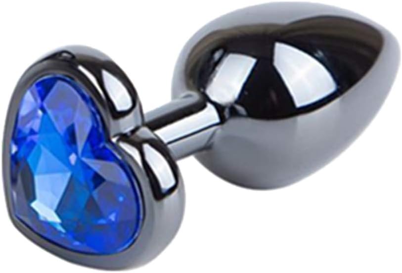Romi Heart Shaped Stainless Steel Anal Butt Plugs Anal Trainer Sex Toys, Personal Massager