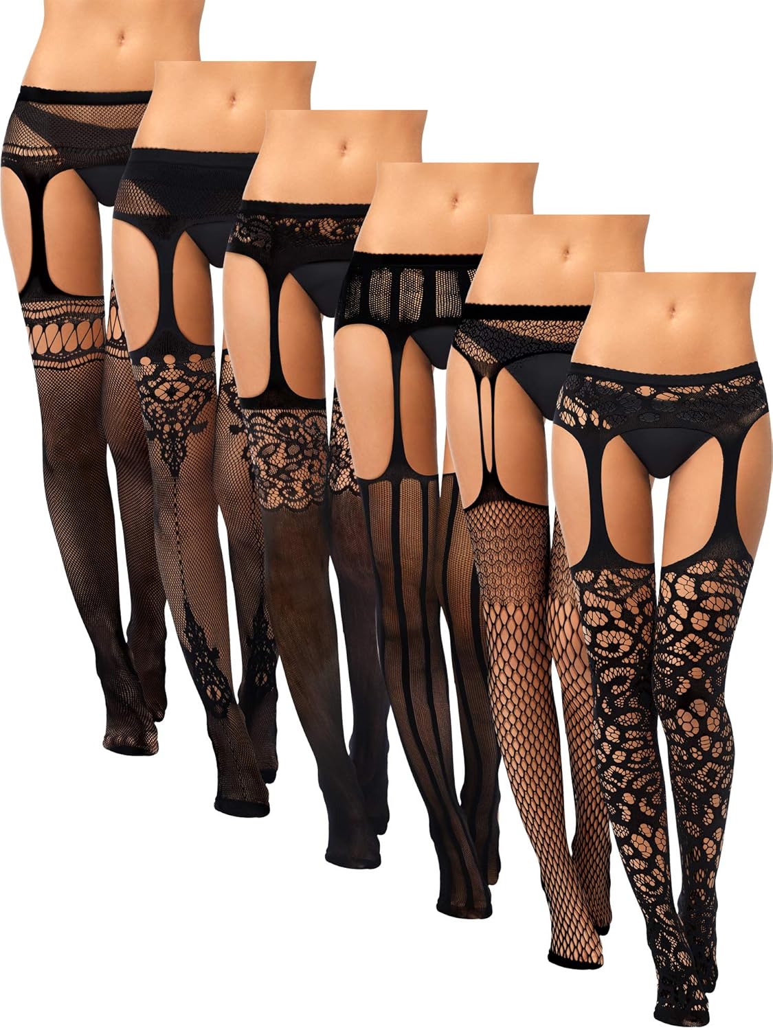skylety 6 pairs fishnet