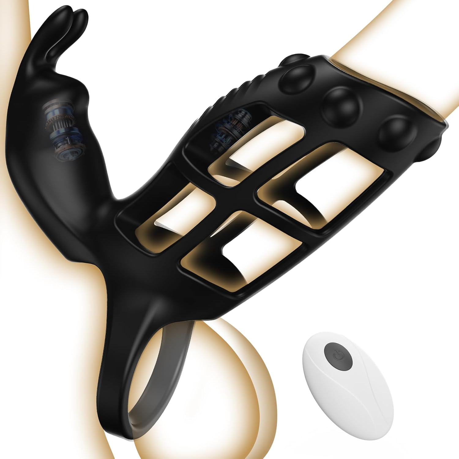 vibrating cock ring cage