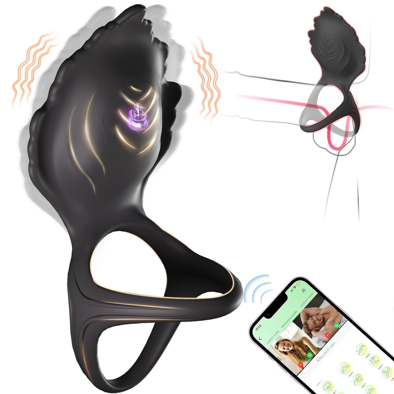 vibrating cock ring with premium