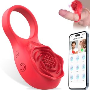 vibrating rose cock ring