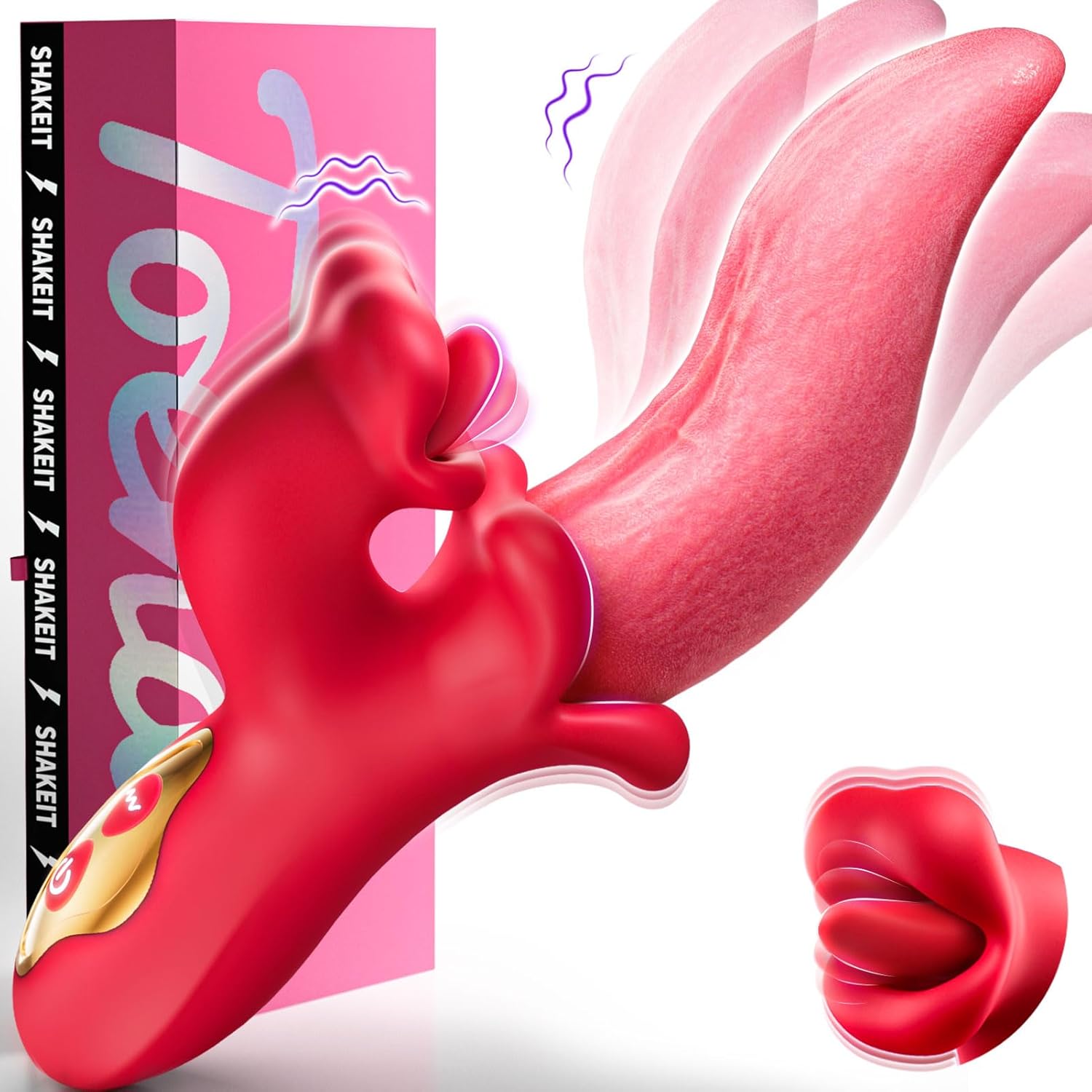 vibrator tongue toy for