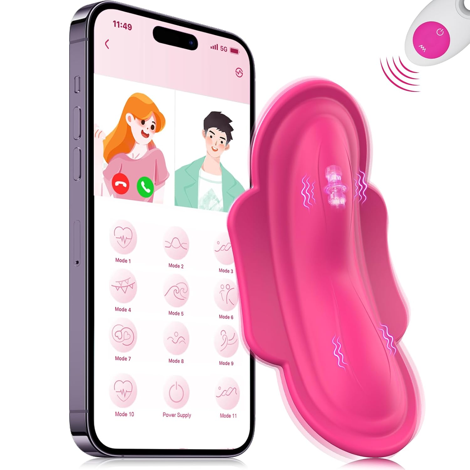 wearable panty app remote
