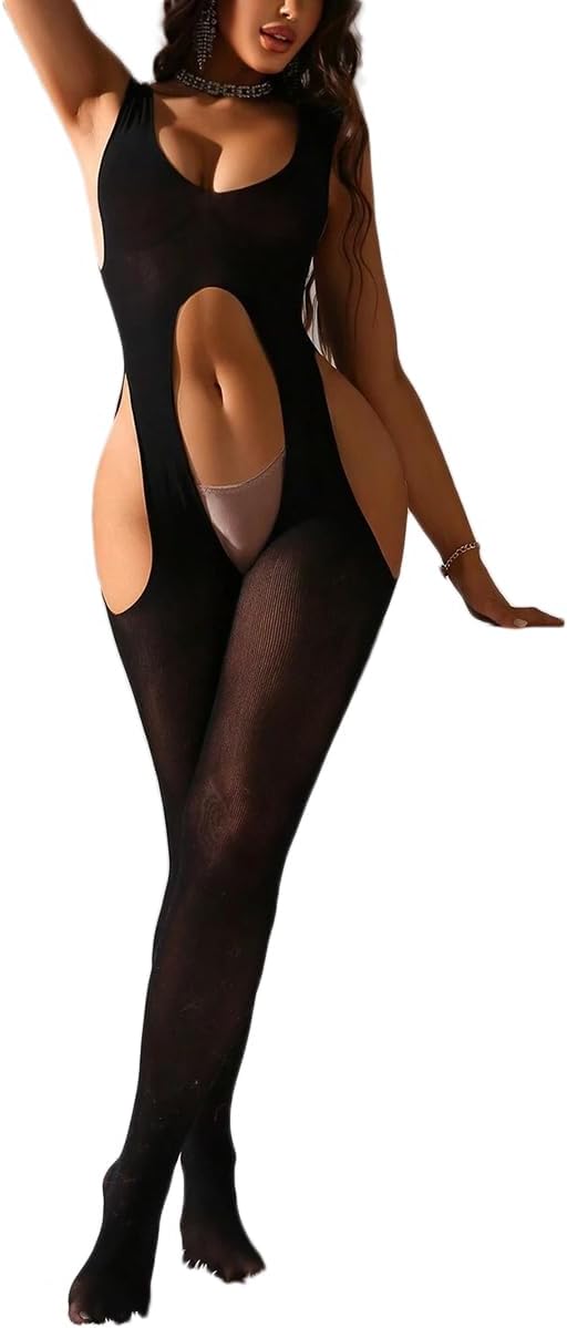 women sexy bodystocking suspenders